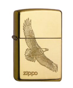 original zippo eagle brass adler gold feuerzeug rauchen accessoire
