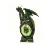 Emerald Crystal Clock Uhr Haushalt Dekoartikel Drache Dragon Nemesis Now