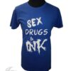 tattoo world shirt tshirt sex drugs and ink blau shwarz merchandise herren oberteil fashion mode kleider
