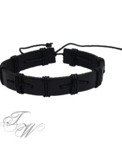 leather bracelet jewelry accessory black