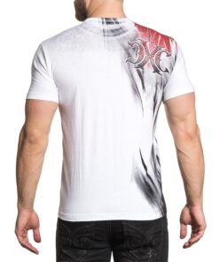 xtreme couture blood skull totenkopf shirt tshirt oberteil herren weiss mode fashion kleider
