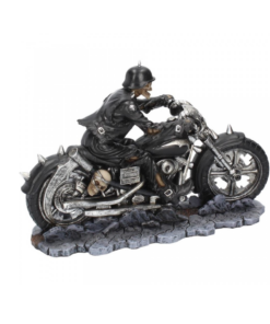 hell on the highway motorcycle biker dekoartikel statue nemesis now