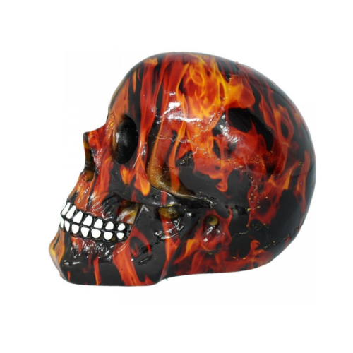 Inferno skull totenkopf flammen statue dekoartikel nemesis now rot orange