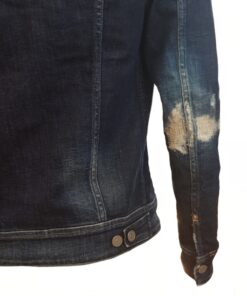 replay jeansjacke oberteil denim jacke used optik fashion herren