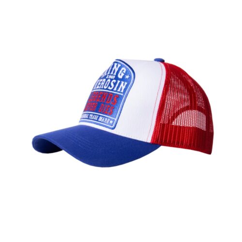 king kerosin cap baseballcap accessoire fashion legends blau rot weiss