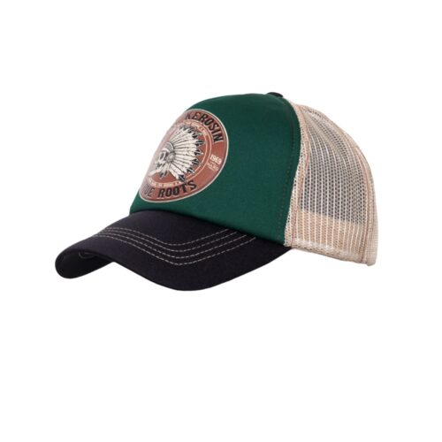 king kerosin cap baseballcap accessoire fashion true roots grün