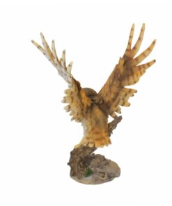 forest flight eule owl statue dekoartikel nemesis now