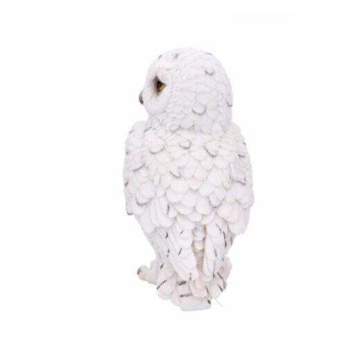 snowy watch eule owl statue dekoartikel weiss nemesis now
